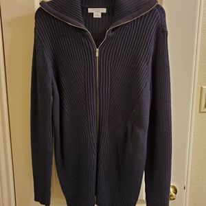 Liz Claiborne navy blue sweater